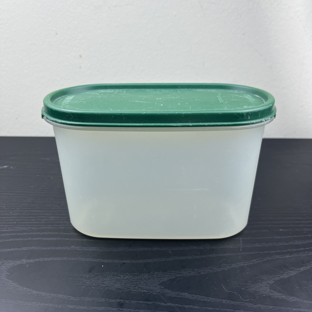 Vintage Tupperware Modular Mate #1612-15 4¾ Cup Container w/ #1616 Green Seal